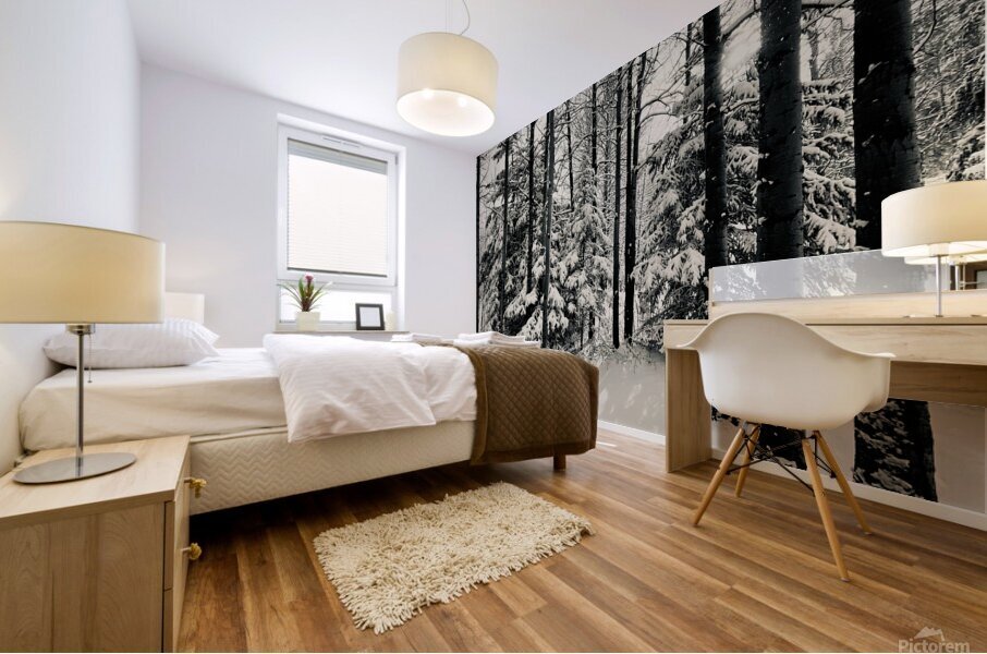 May Snowfall Mural print
