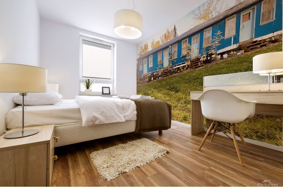 That old hotel Mural print