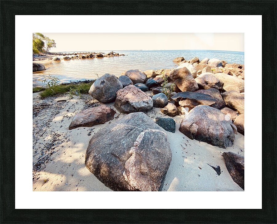 Rocky Walk Picture Frame print