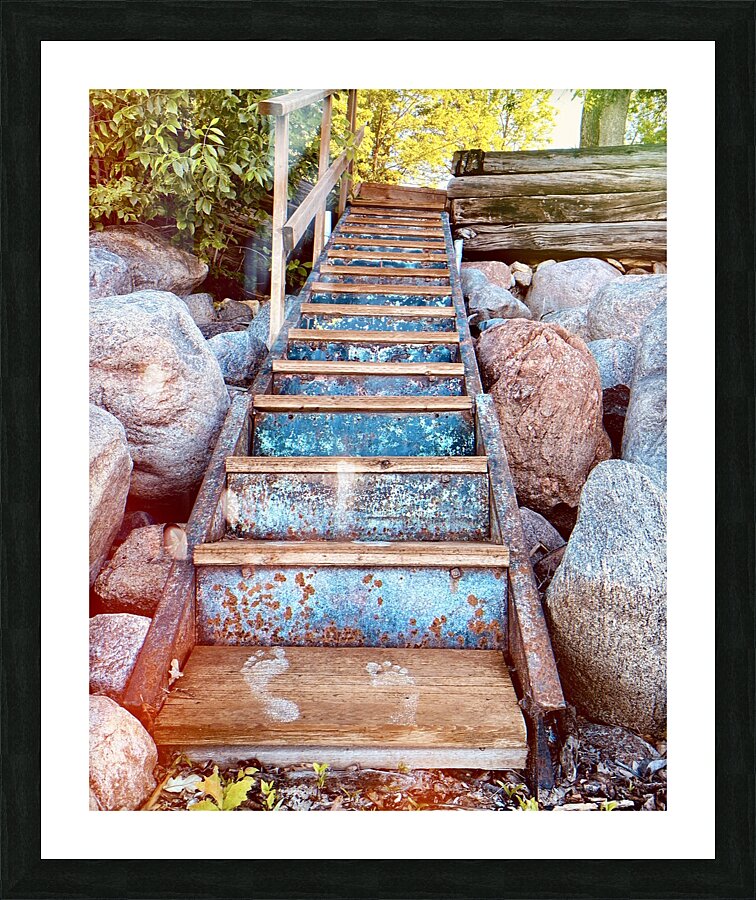 To the Cottage Picture Frame print