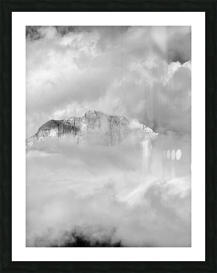 High in Clouds Picture Frame print