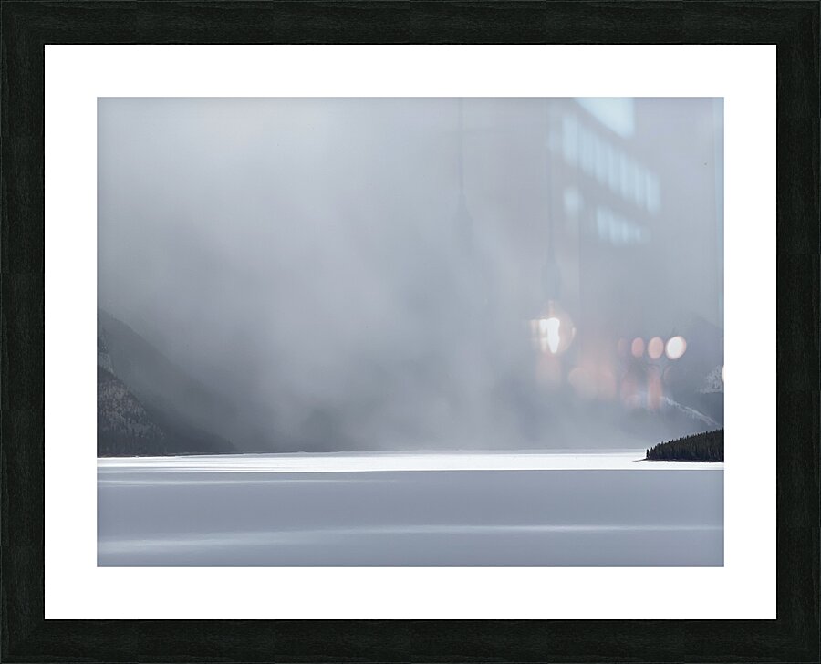 Frozen Lake  Picture Frame print