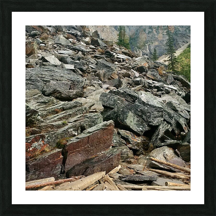 Rock Climb Picture Frame print