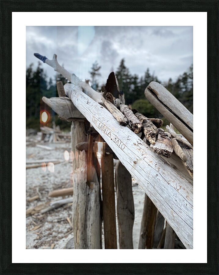 Drift together Picture Frame print