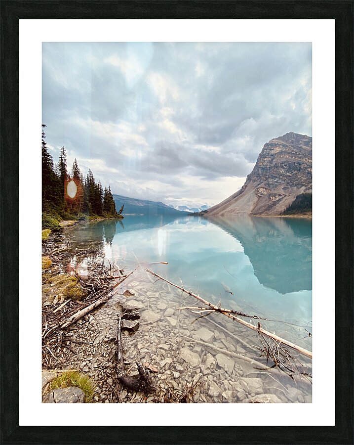 wait by the water Picture Frame print