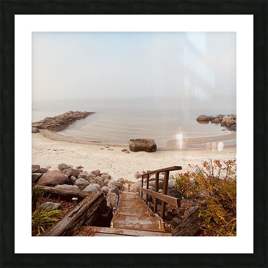 To the beach Picture Frame print