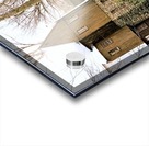 Plimoth Grist Mill in winter Acrylic print
