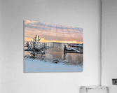 Yellow sunrise Acrylic Print