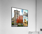 First Parish Plymouth collage Acrylic Print