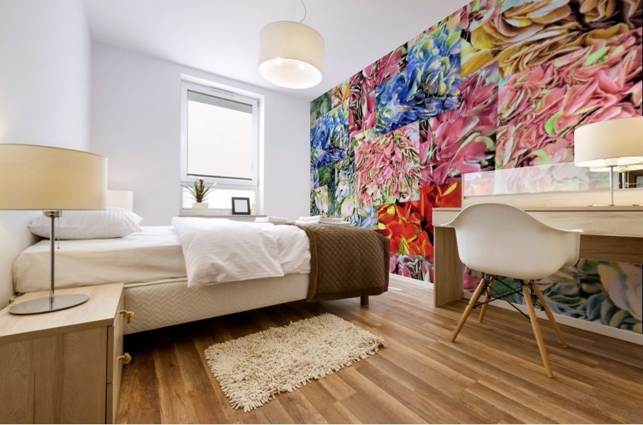 Hydrangea Petals  Mural print