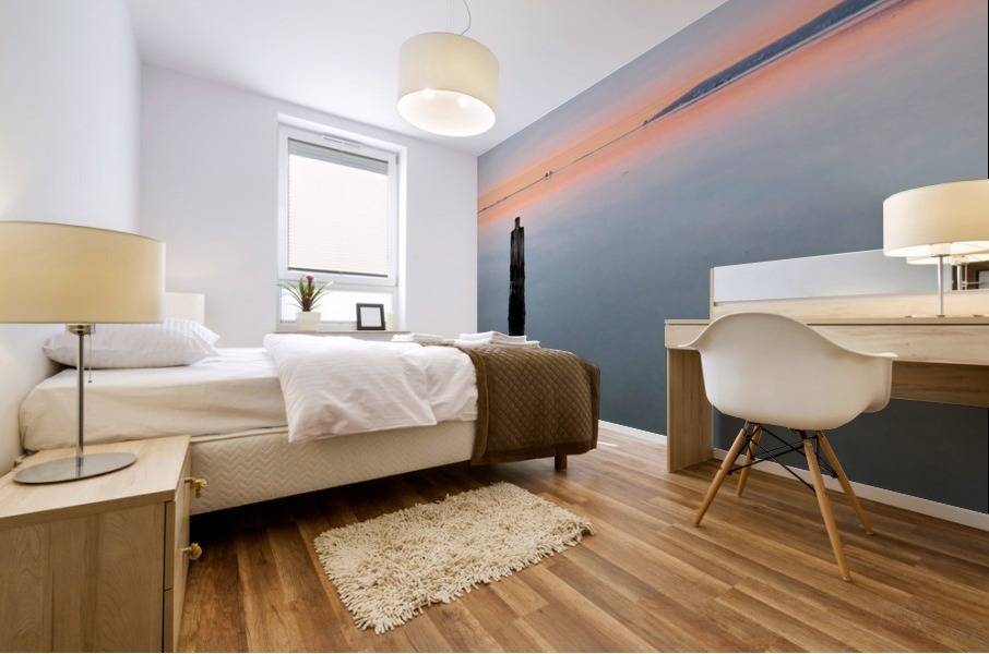 Winter calm Mural print