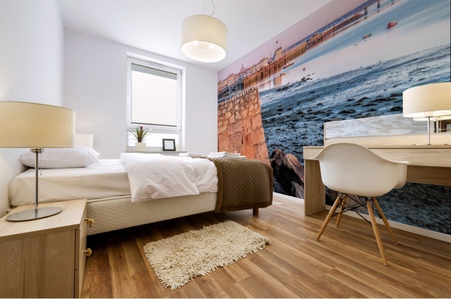 Morning sunlight Mural print