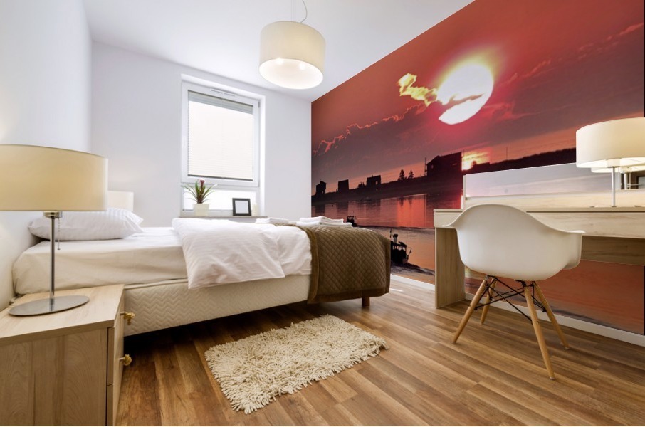 July sunrise Mural print