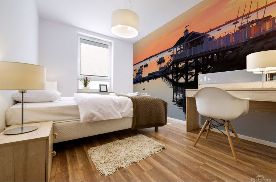 Summer sunrise  Mural print