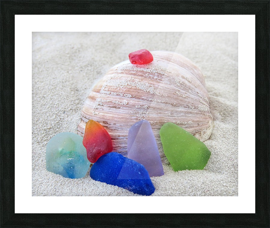 Sea Gems Picture Frame print