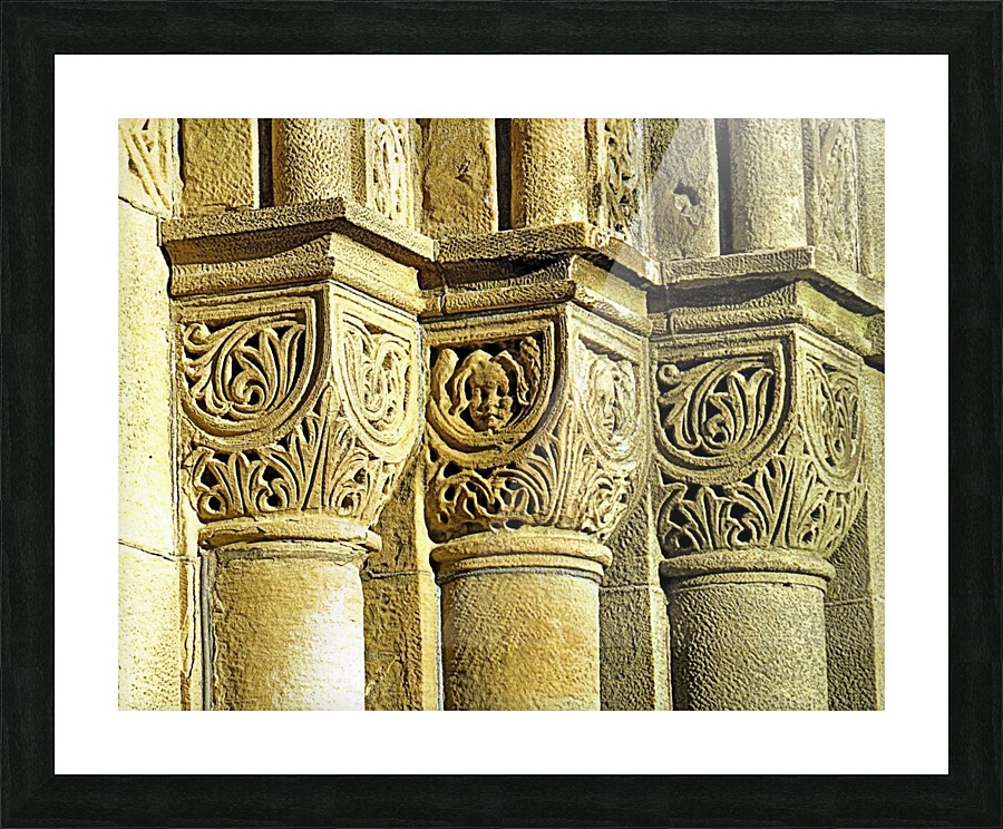 Romanesque Style Picture Frame print