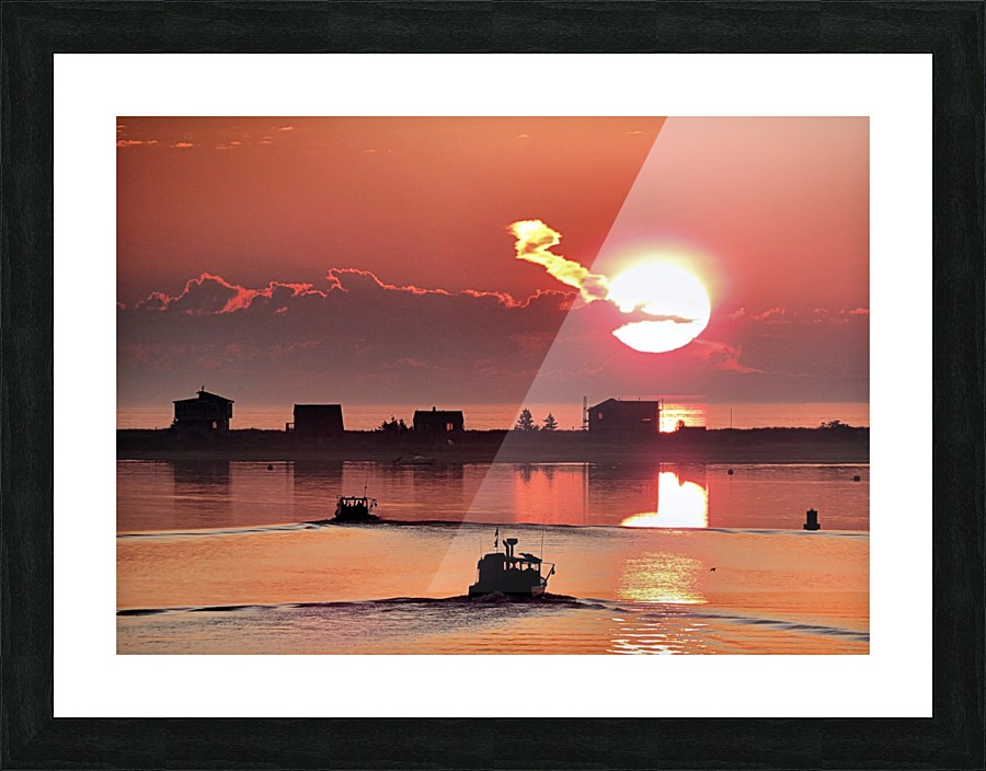 July sunrise Picture Frame print