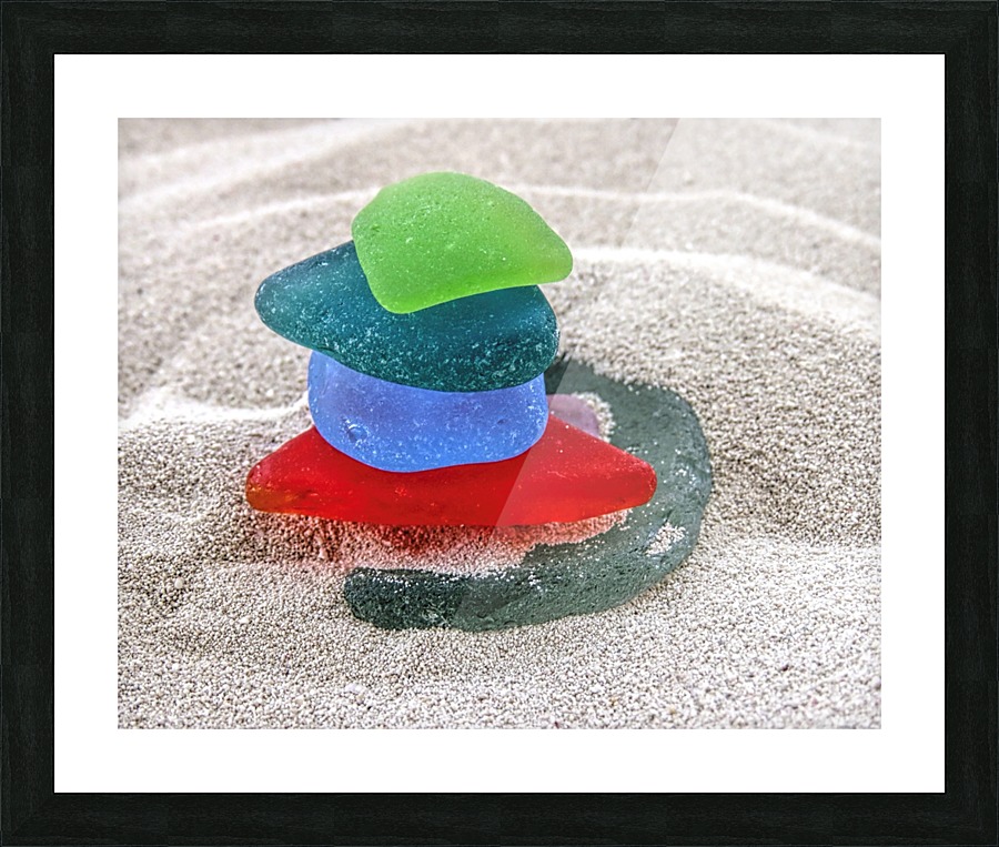 Beachcomers treasures Picture Frame print