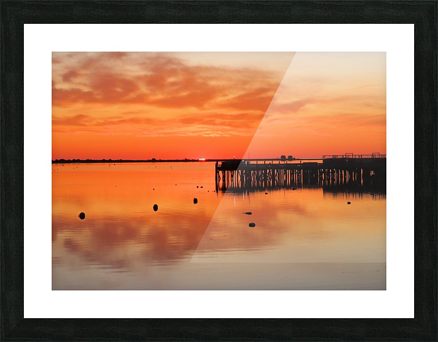 Before sunrise reflections Picture Frame print