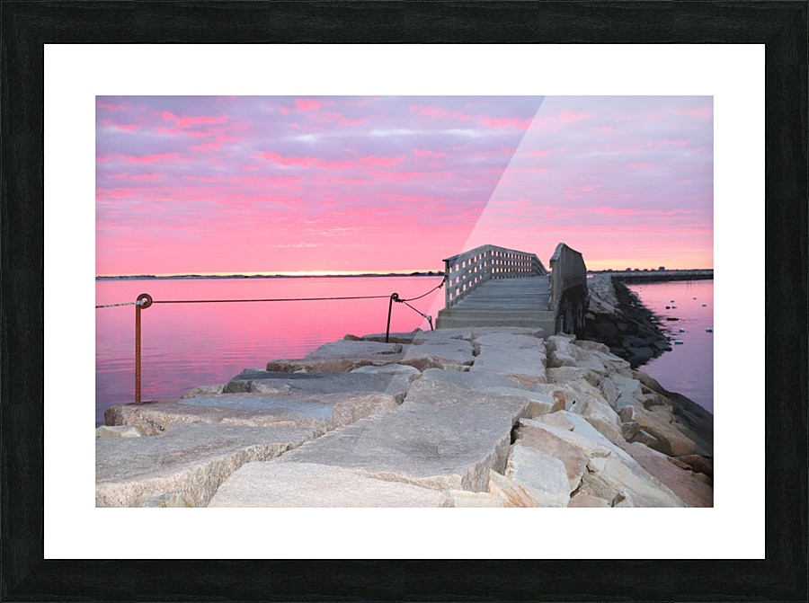 Jetty sunrise  Picture Frame print