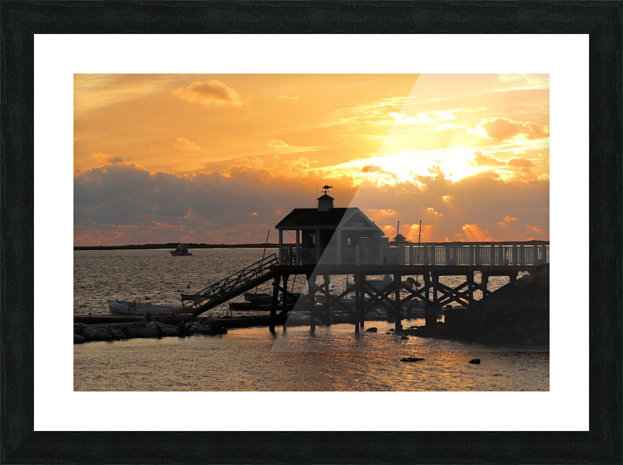 Fall sunrise Picture Frame print