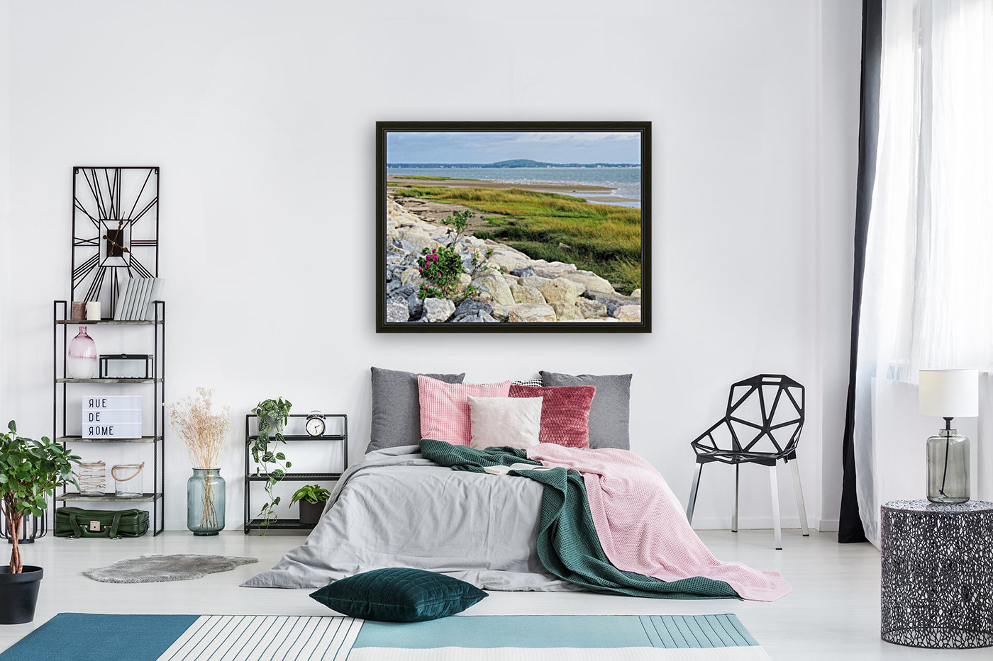 Beach grass changing colors Reproduction