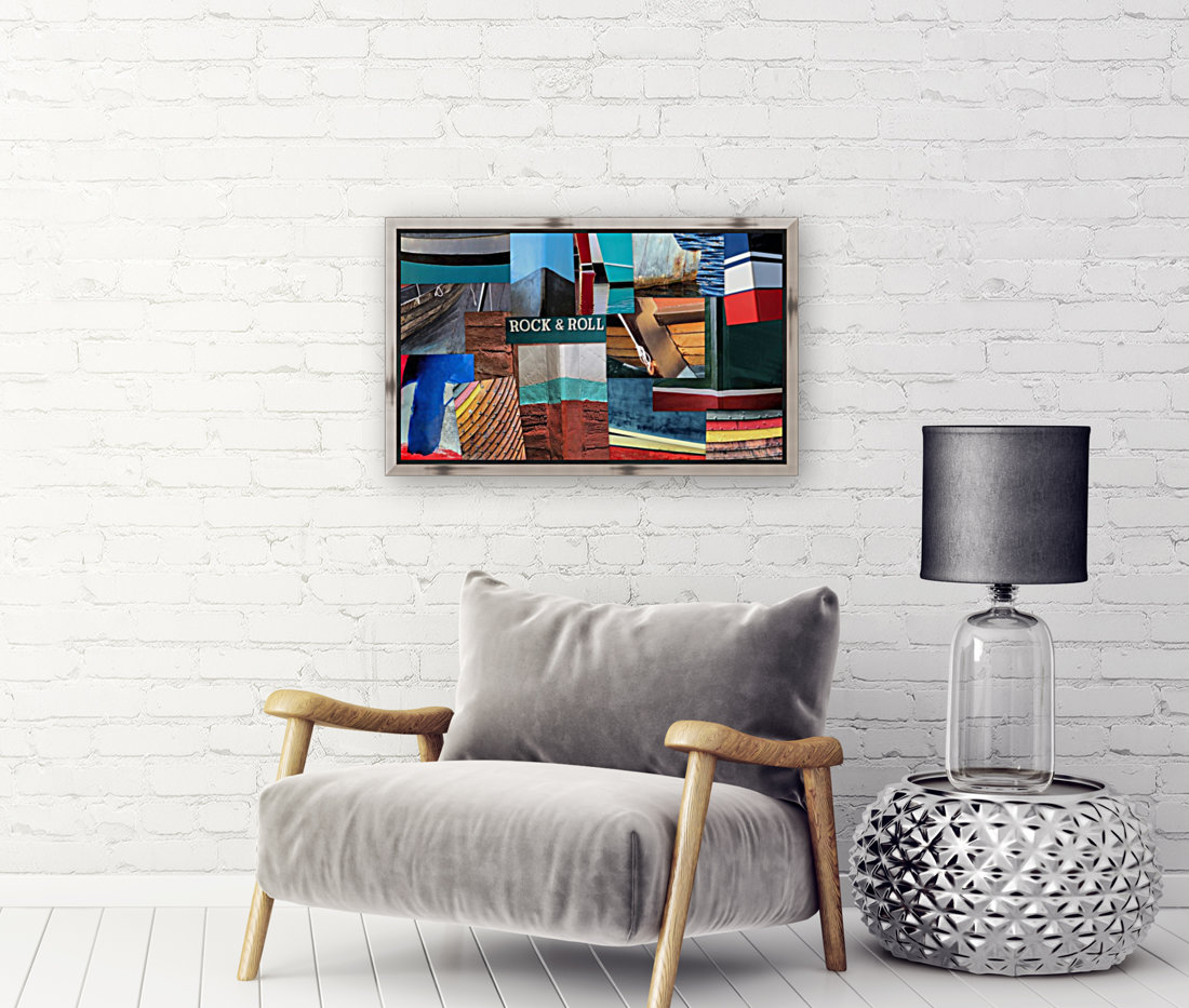 Boats abstract Reproduction