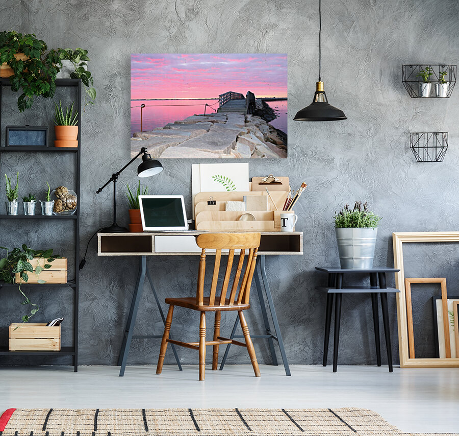 Jetty sunrise  Reproduction