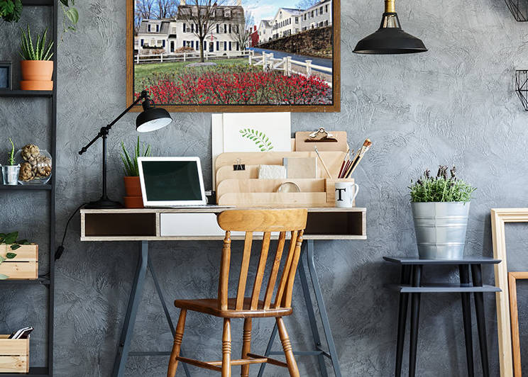 Brewster Gardens at Leyden Street by Photography by Janice Drew