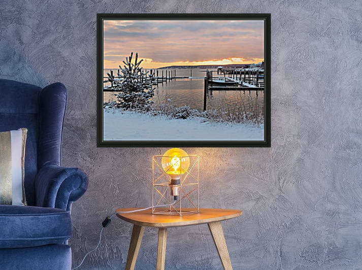Yellow sunrise Reproduction