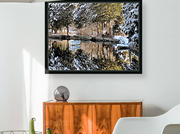River reflections  Reproduction