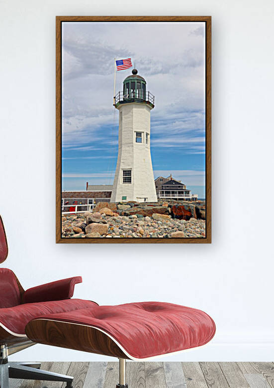 Scituate Light by Photography by Janice Drew