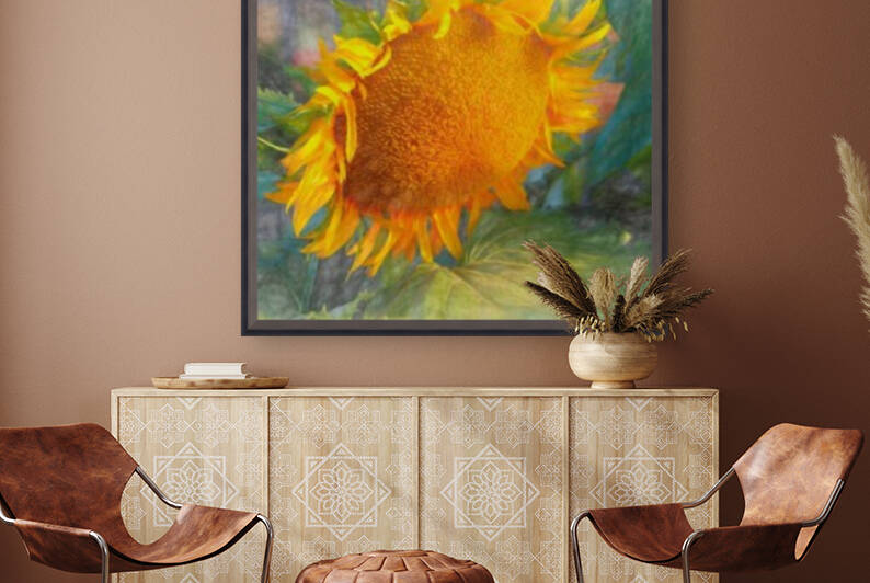 Sunflower beauty Reproduction