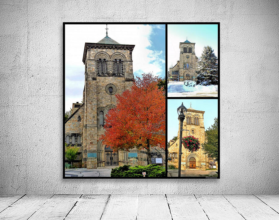 First Parish Plymouth collage Wall Preview