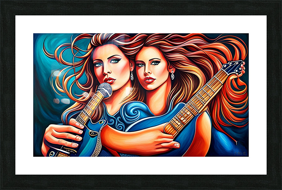Miss Prog Picture Frame print