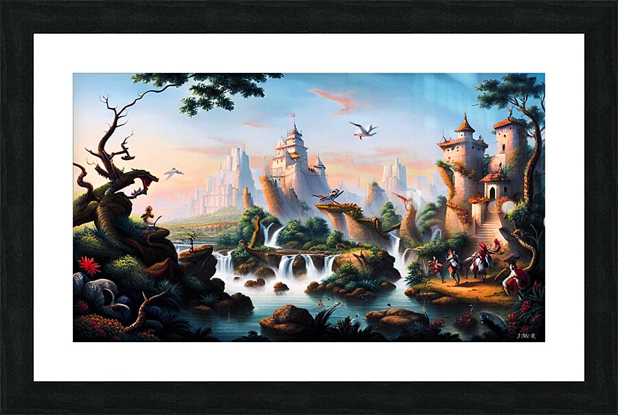 Dramatic Picture Frame print