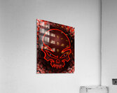 Red Bonehead Acrylic Print