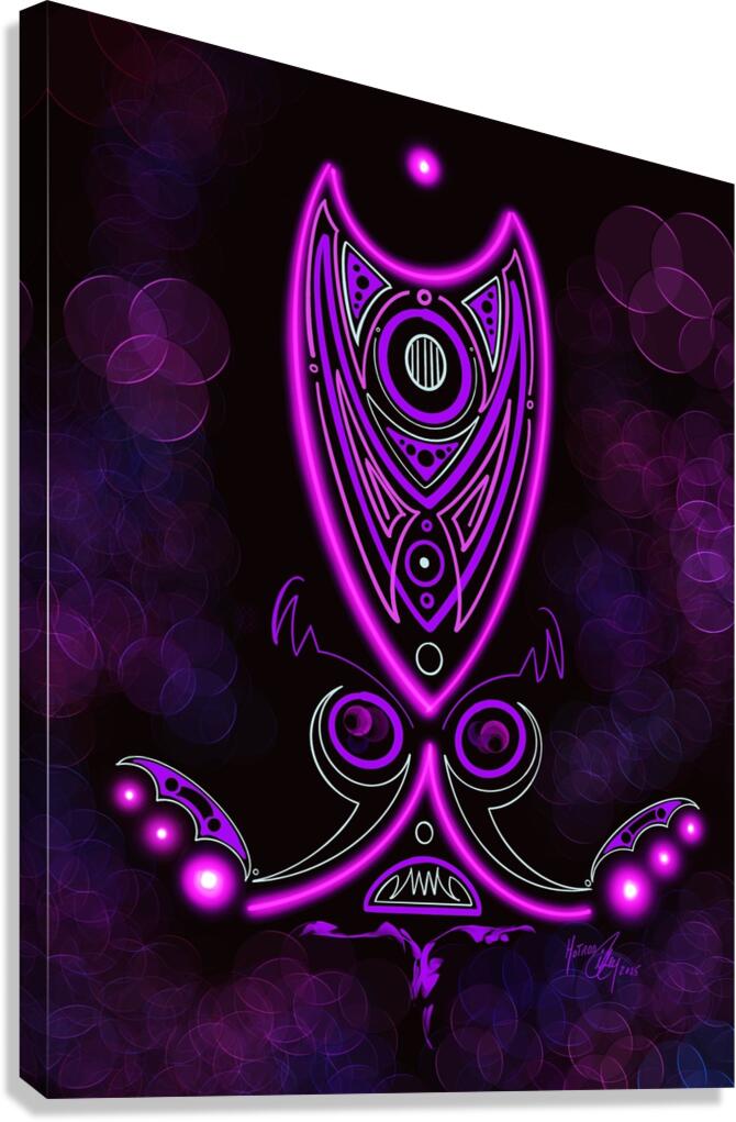 Purple Martian Canvas Print