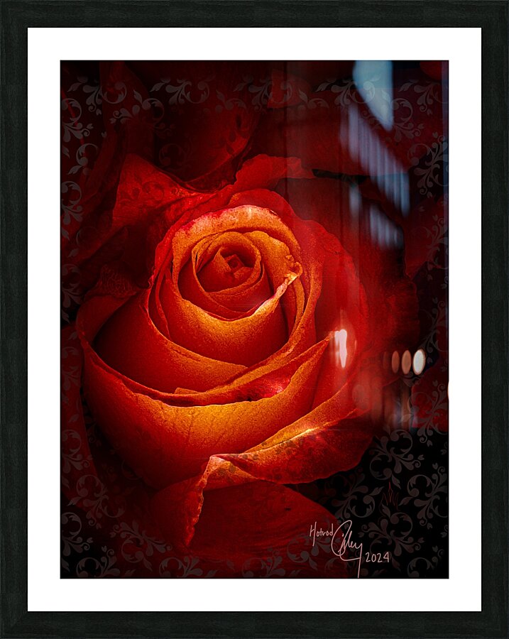 Phantom Red Picture Frame print