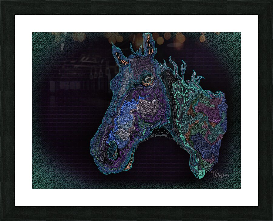 Dark Horse Picture Frame print