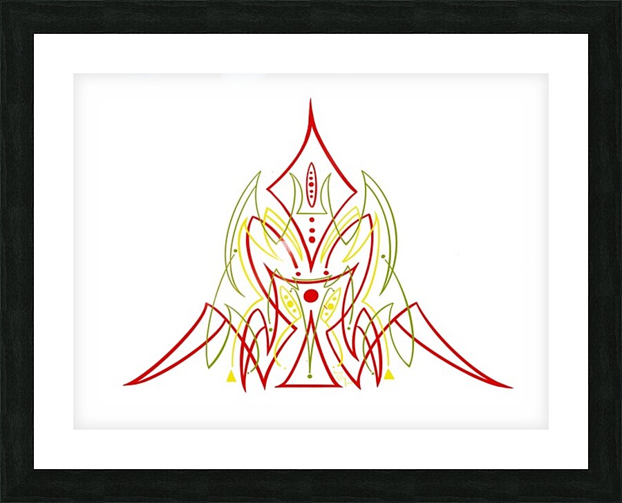 Red Lemon Lime Picture Frame print