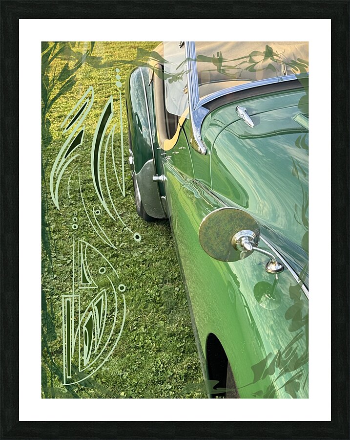 Go Green Picture Frame print