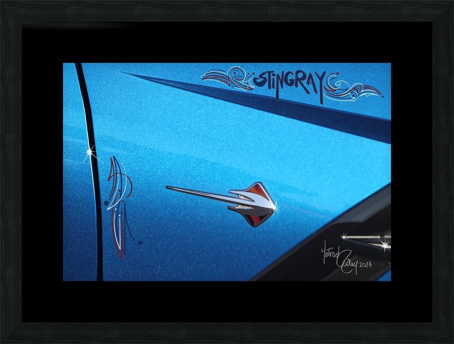 Stingray Picture Frame print
