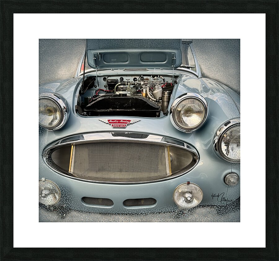 Light blue Picture Frame print