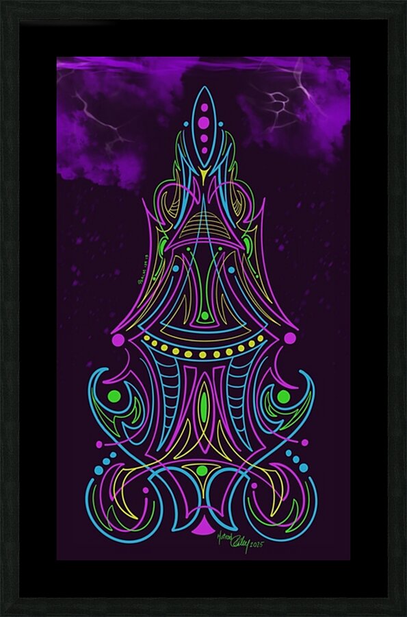 Royal Purple Picture Frame print
