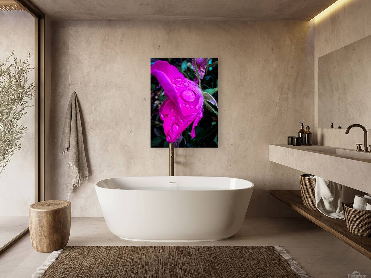 Pink Teardrop Reproduction