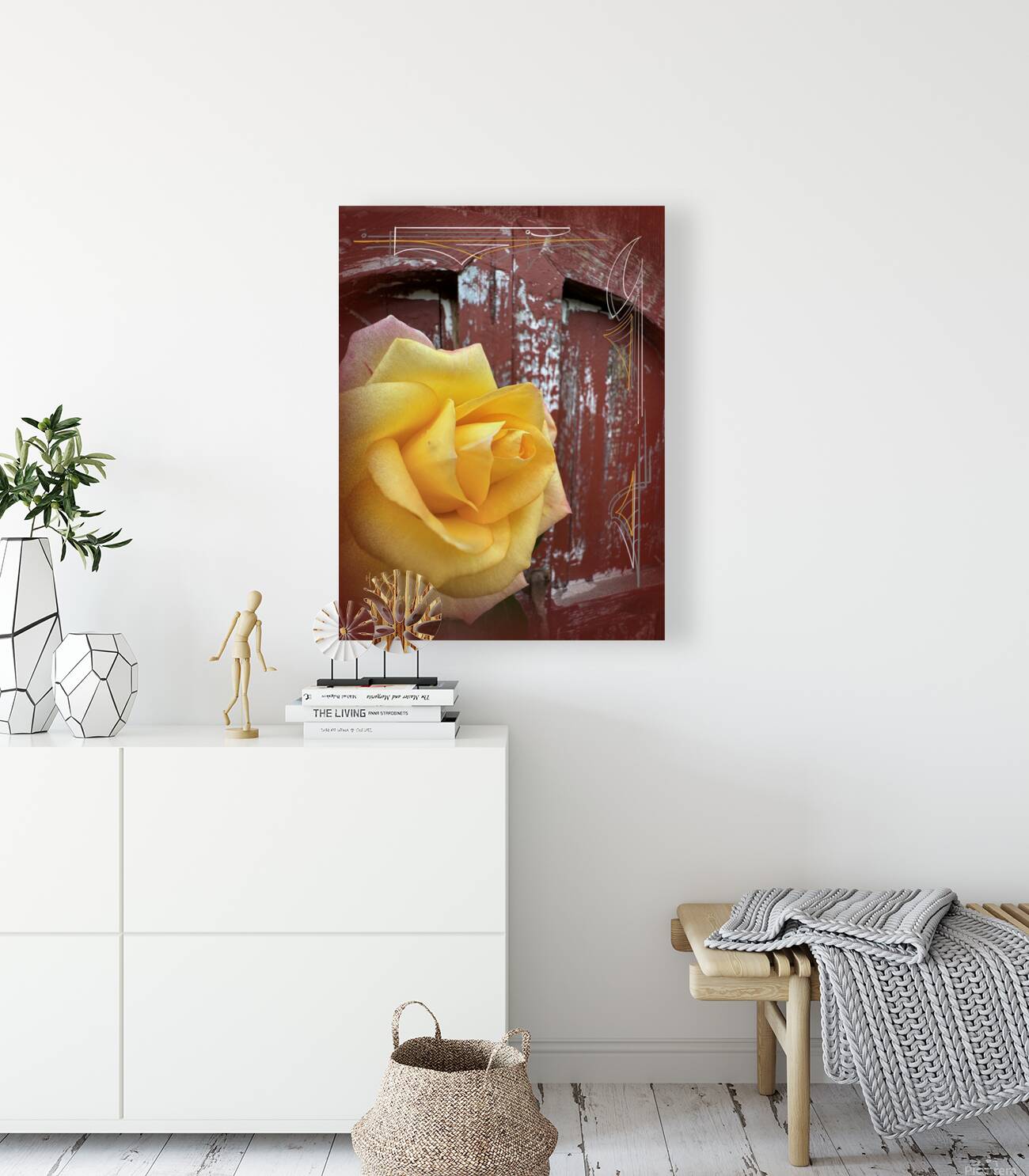 Barn Rose Reproduction