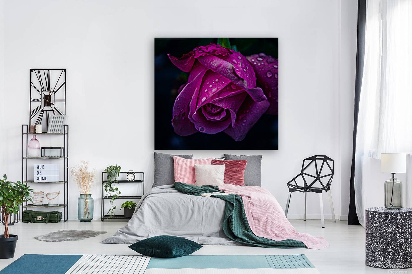 Midnight Rose Reproduction