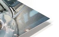 Light blue HD Metal print