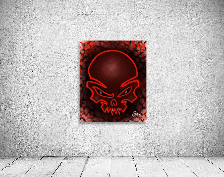 Red Bonehead Wall Preview